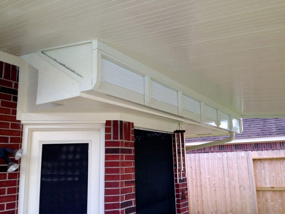 Patio Cover with raised attachment